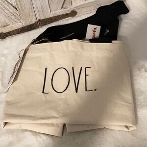Rae Dunn Large LOVE Tote Bag